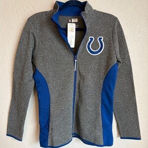 NWT Indianapolis Colts NFL Gray Full Zip Jacket - Women’s Small 🔥